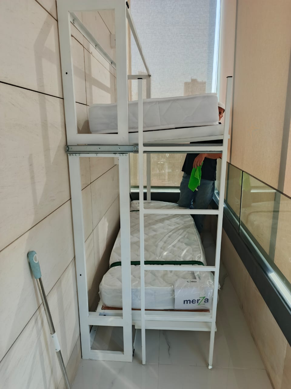 DuoFold Foldable Bunk Wall Bed – Space-Saving Double Deck Murphy Bed | Lebanon