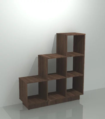 Leveled Bookshelf Organizer