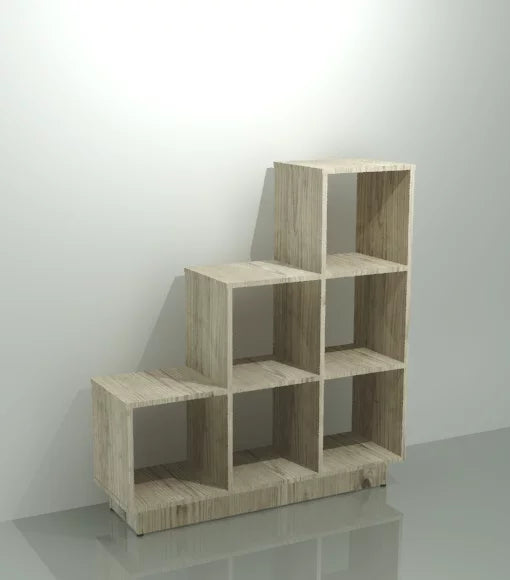 Leveled Bookshelf Organizer