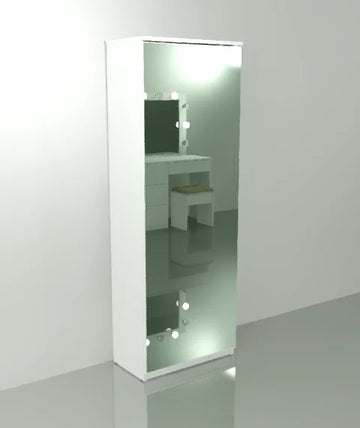 Gala Med Mirror Shoe Cabinet – Mirror Shoe Storage