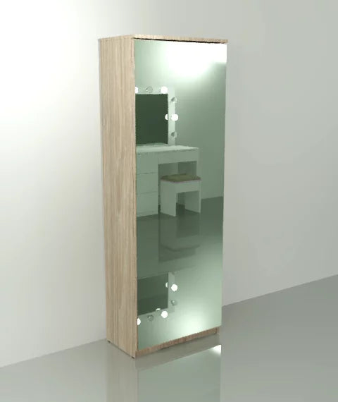 Gala Med Mirror Shoe Cabinet – Mirror Shoe Storage