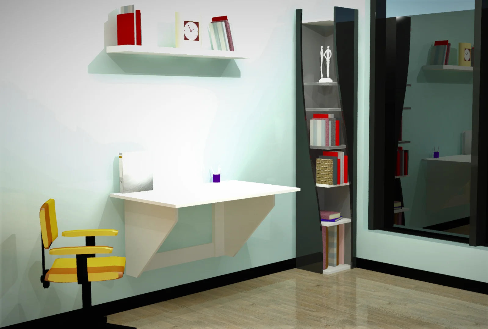 Foldable Pull-up Desk