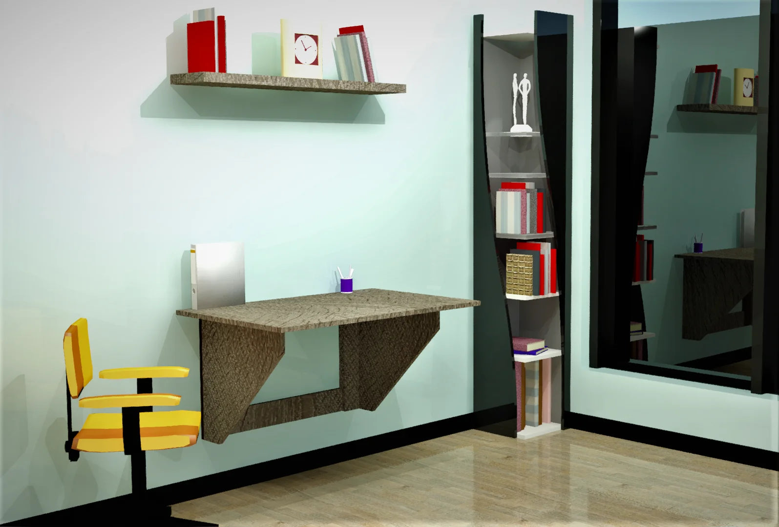 Foldable Pull-up Desk