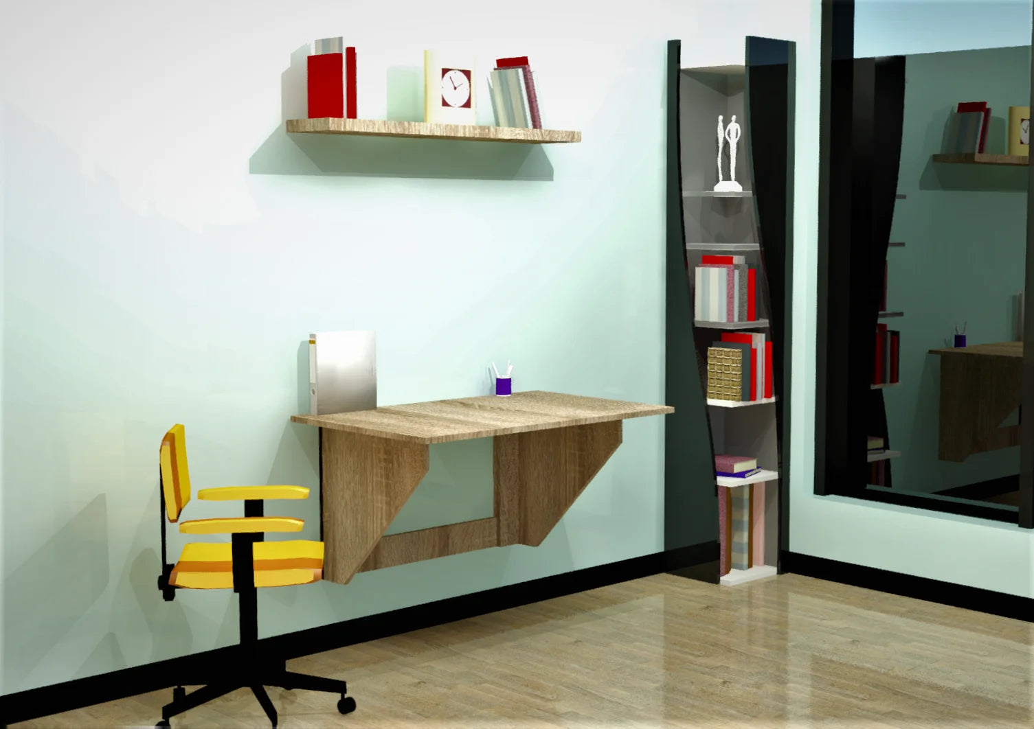 Foldable Pull-up Desk