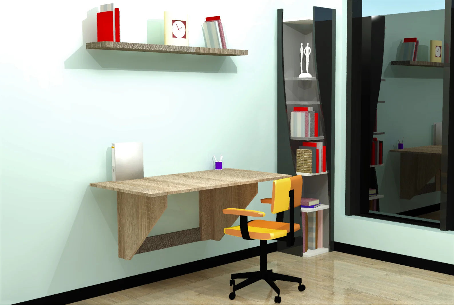 Foldable Pull-up Desk