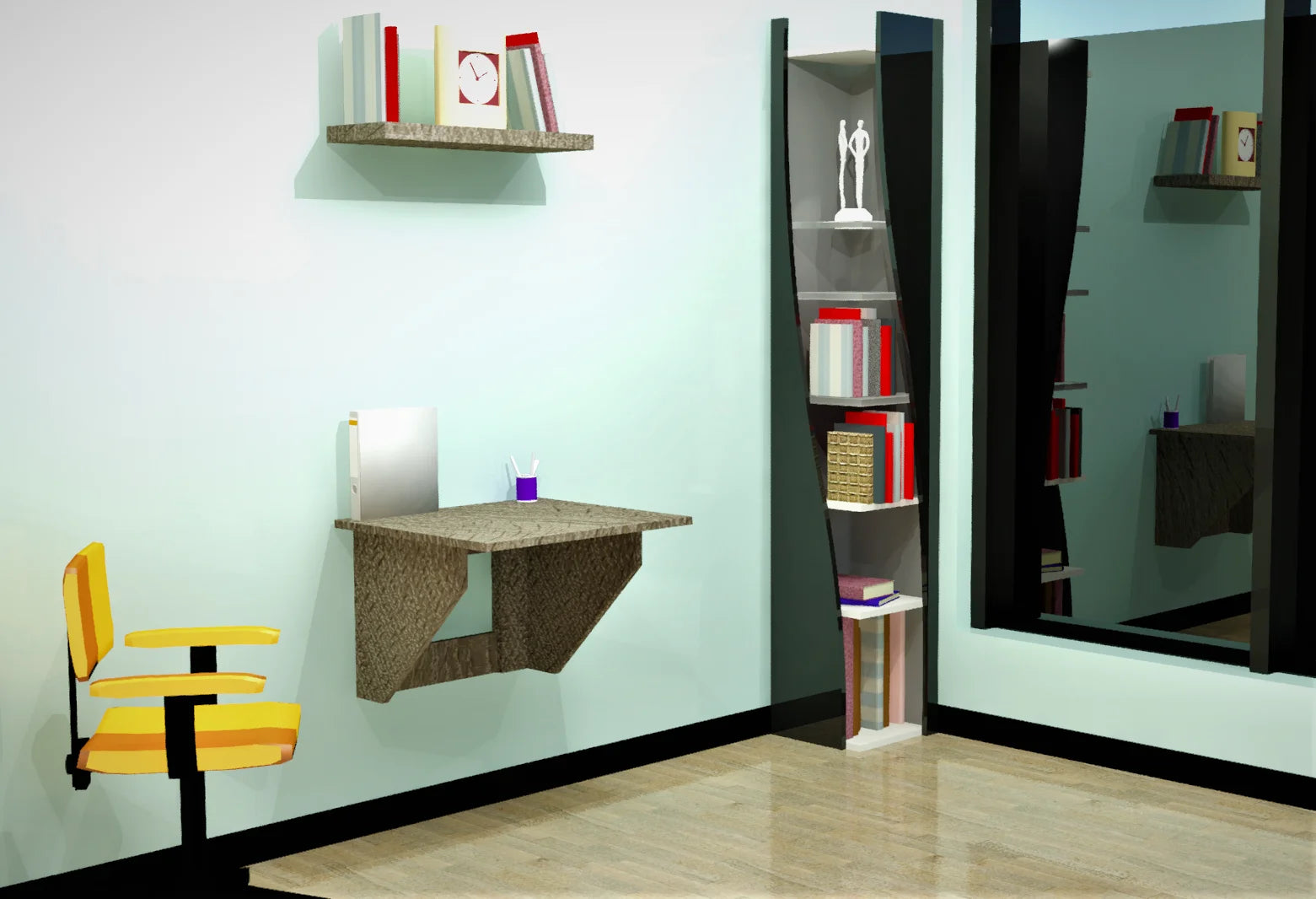 Foldable Pull-up Desk
