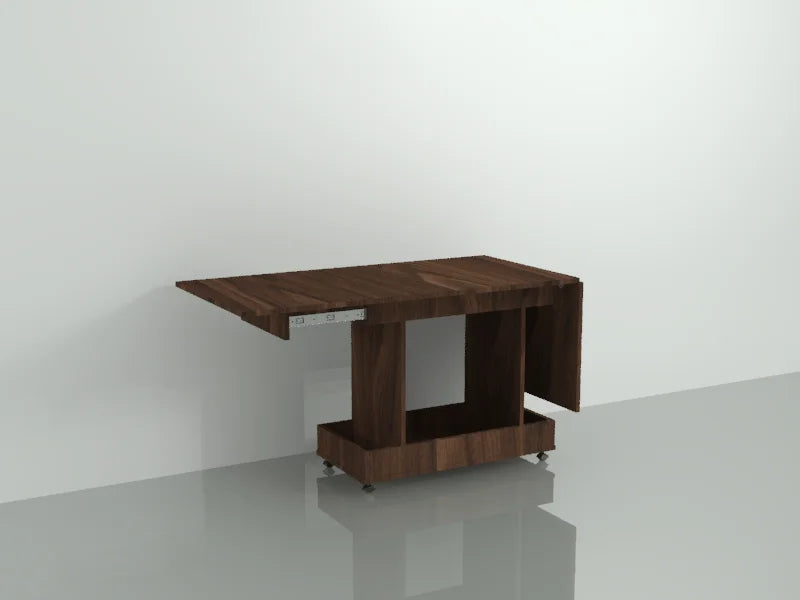 Foldable Cart Dining Table – Space-Saving Dining Table