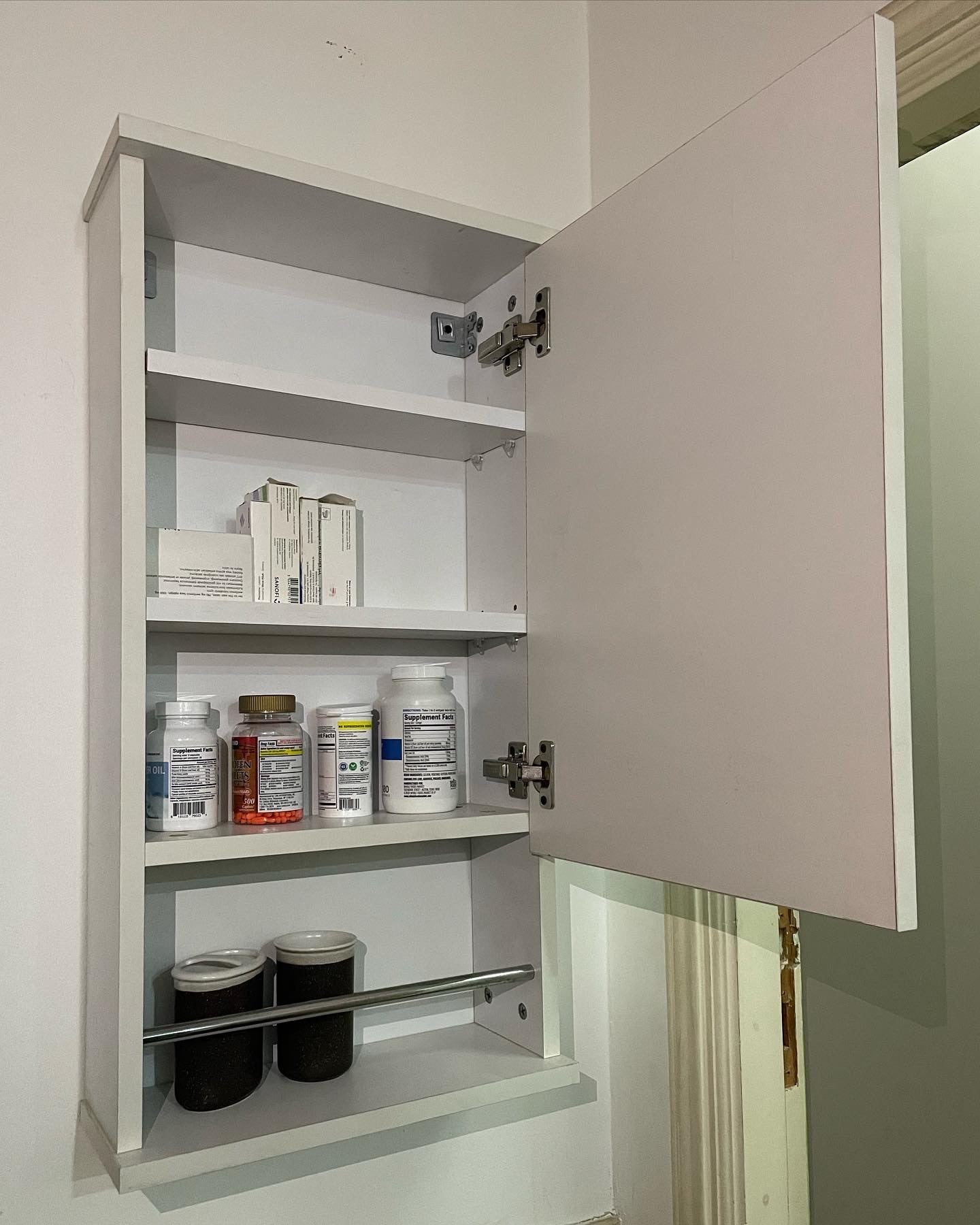 Medicine Cabinet with Rod