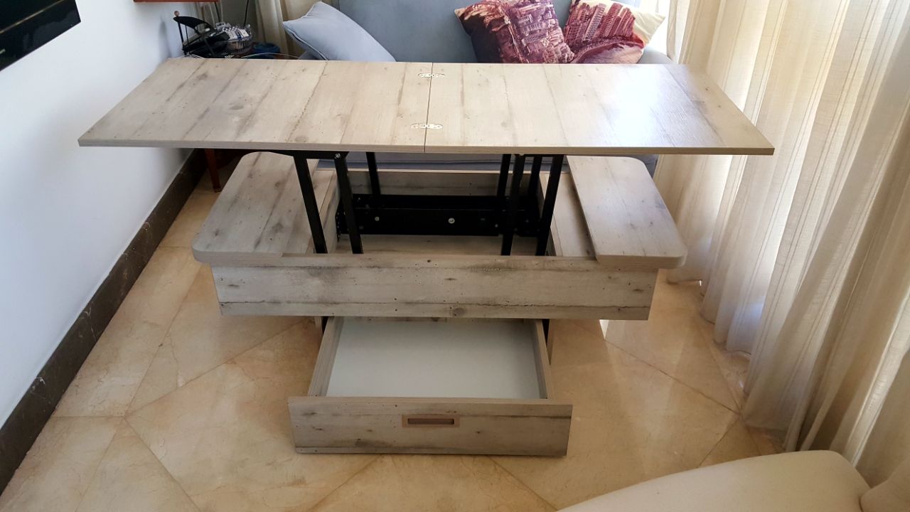 Pop-up to Dining Coffee Table