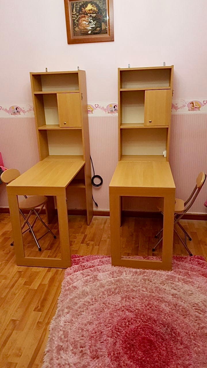 Space Saving Drop-Down Wall Table – Foldable Desk & Dining Table with Storage | Lebanon