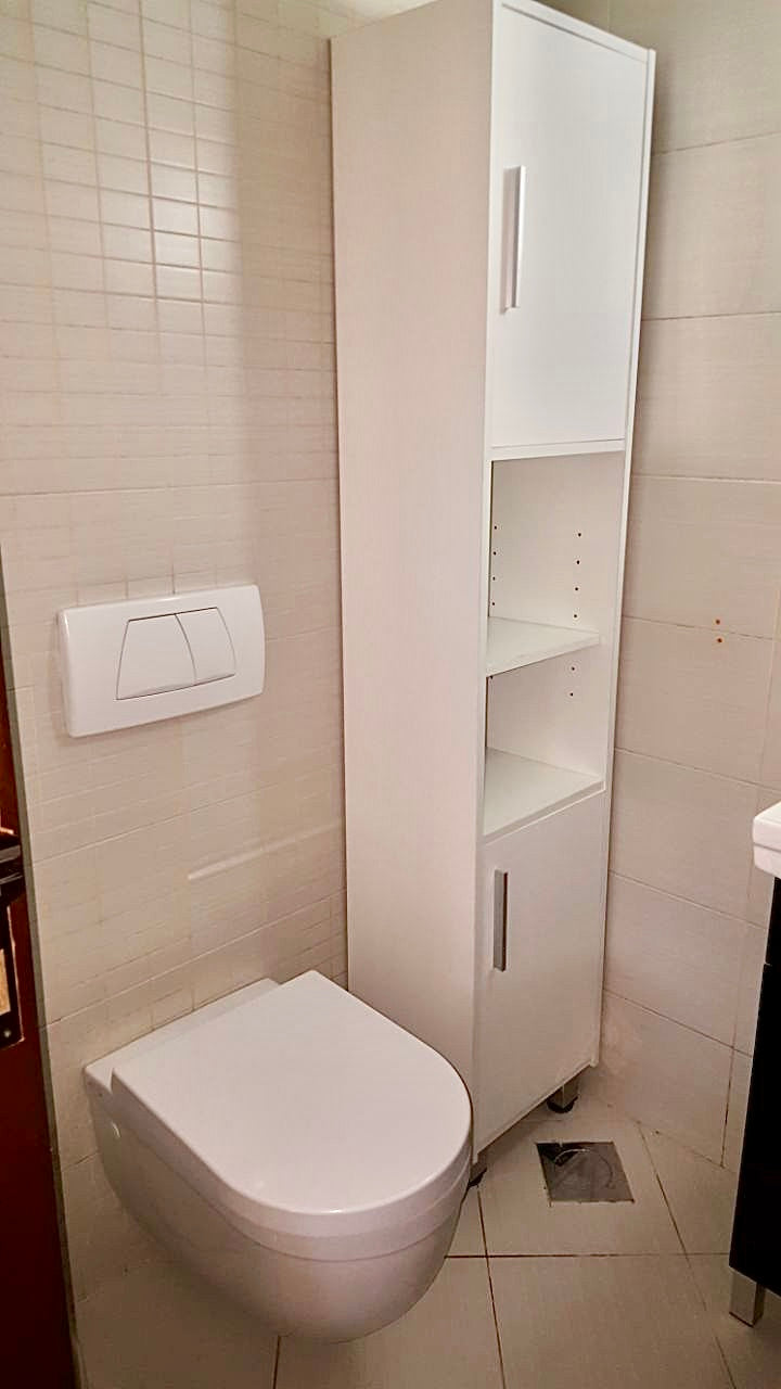 Torre Grande Bathroom Cabinet – Full-Size Storage with Moisture-Resistant Finish | Lebanon