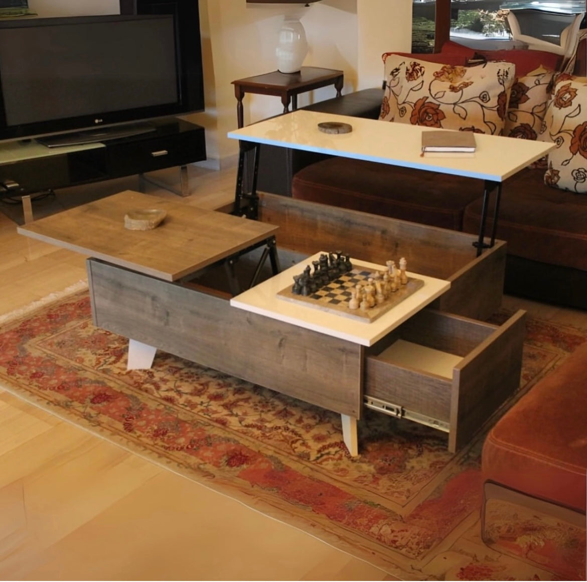 VersaTable - Double Lift Top Coffee Table