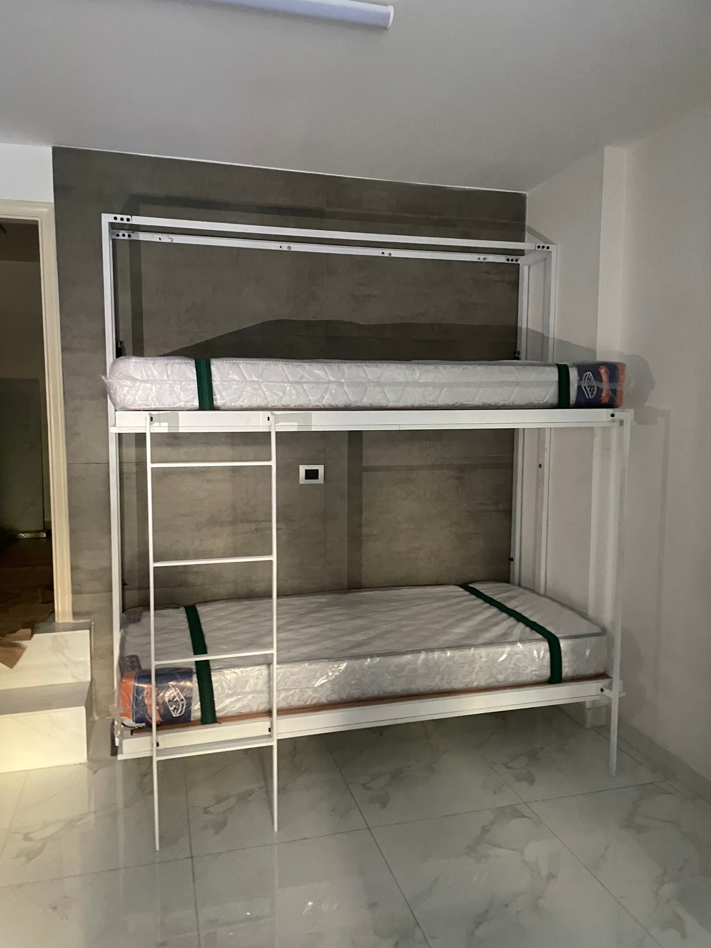 DuoFold Foldable Bunk Wall Bed – Space-Saving Double Deck Murphy Bed | Lebanon