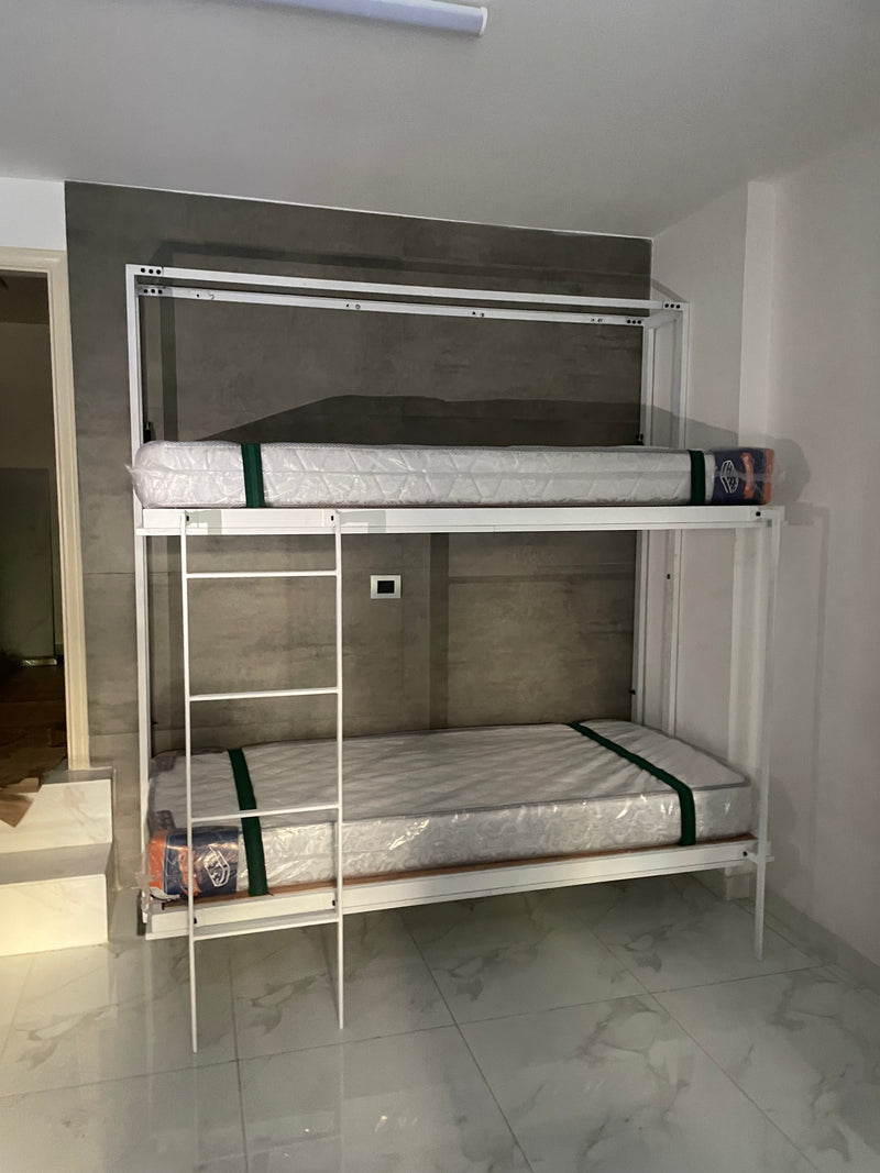 DuoFold Foldable Bunk Wall Bed – Space-Saving Double Deck Murphy Bed | Lebanon