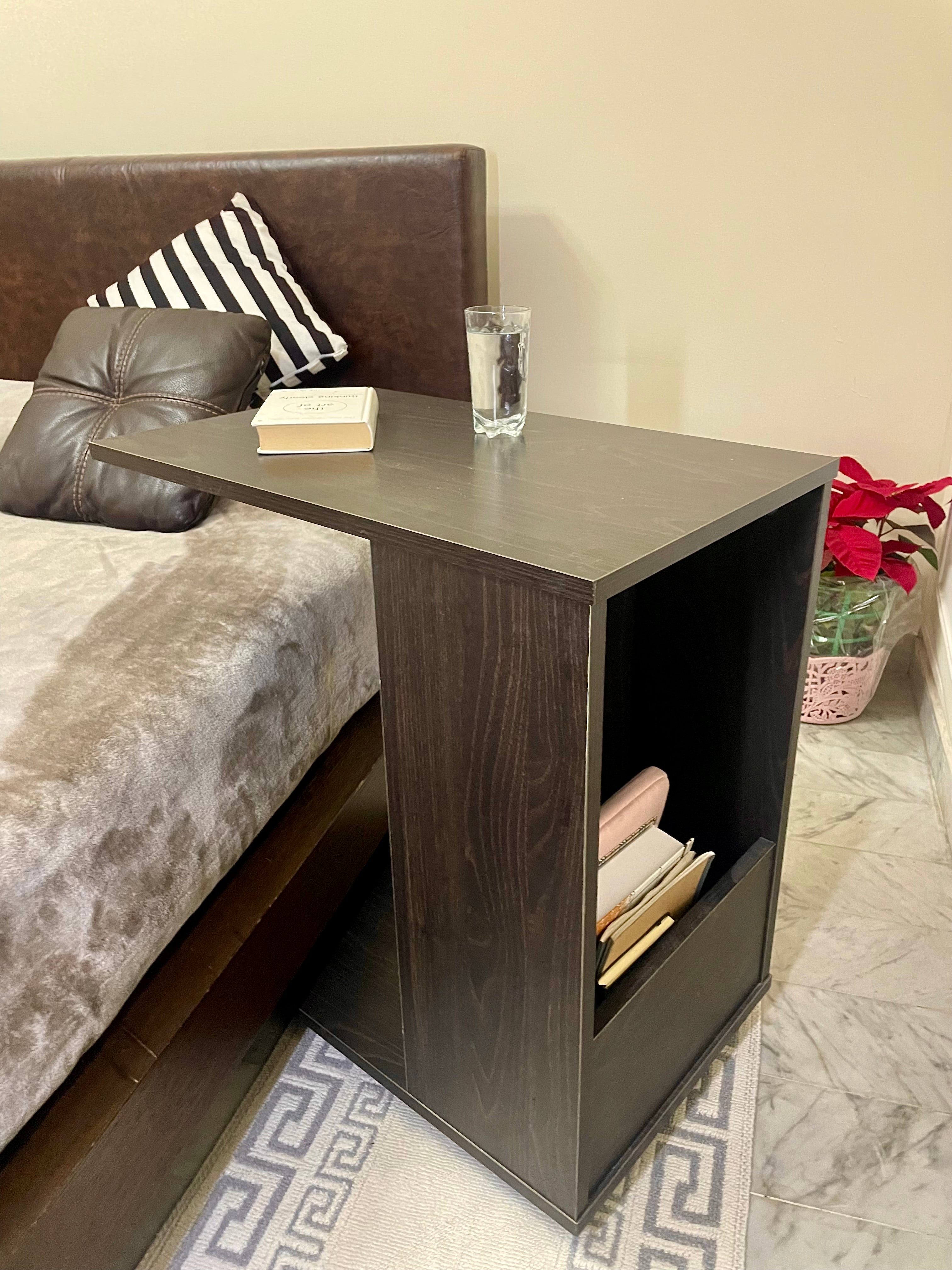C-Table Movable Side Table – Slides Under Sofa | Laptop & Snack Table | Lebanon