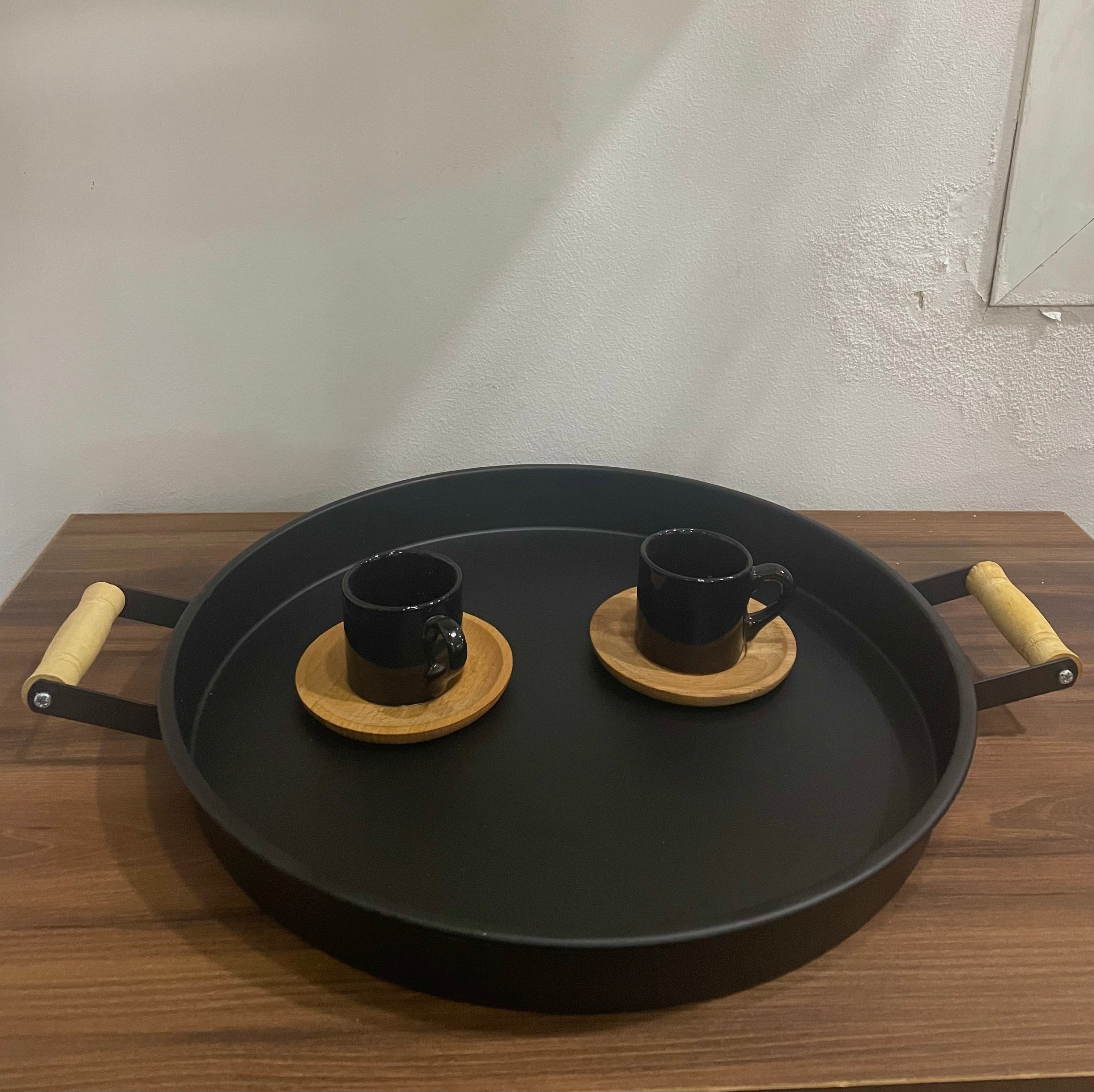 Modern Round Serving Tray