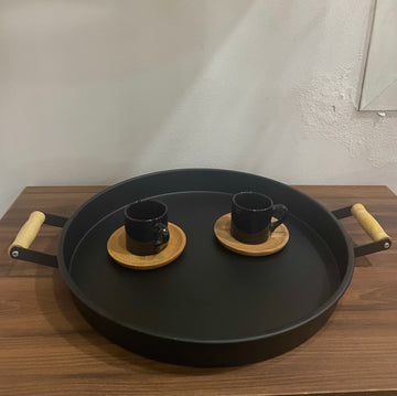Modern Round Serving Tray