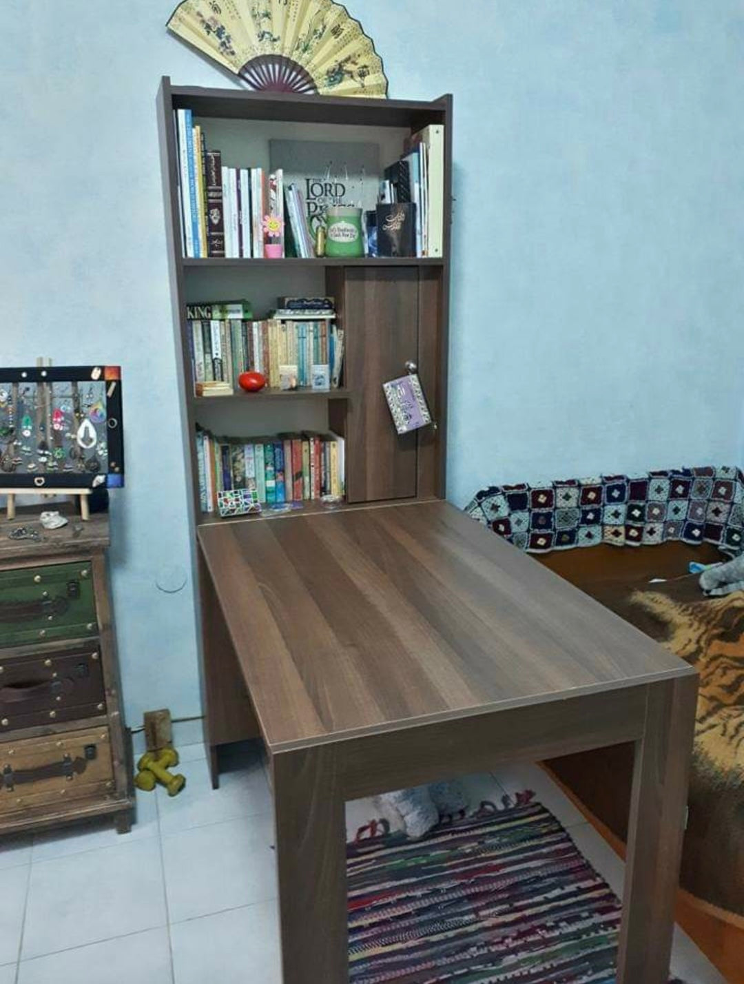 Space Saving Drop-Down Wall Table – Foldable Desk & Dining Table with Storage | Lebanon