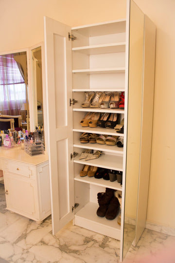 Gala Double Mirror Shoe Cabinet