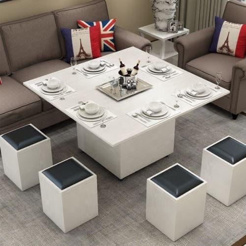 The ExpandSquare Coffee-to-Dining Table