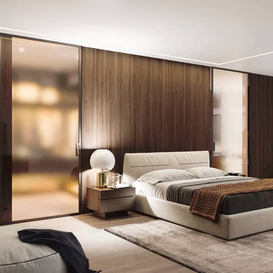 Bed, Night stands