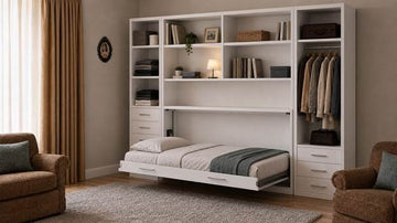 Horizontal wallbed unit
