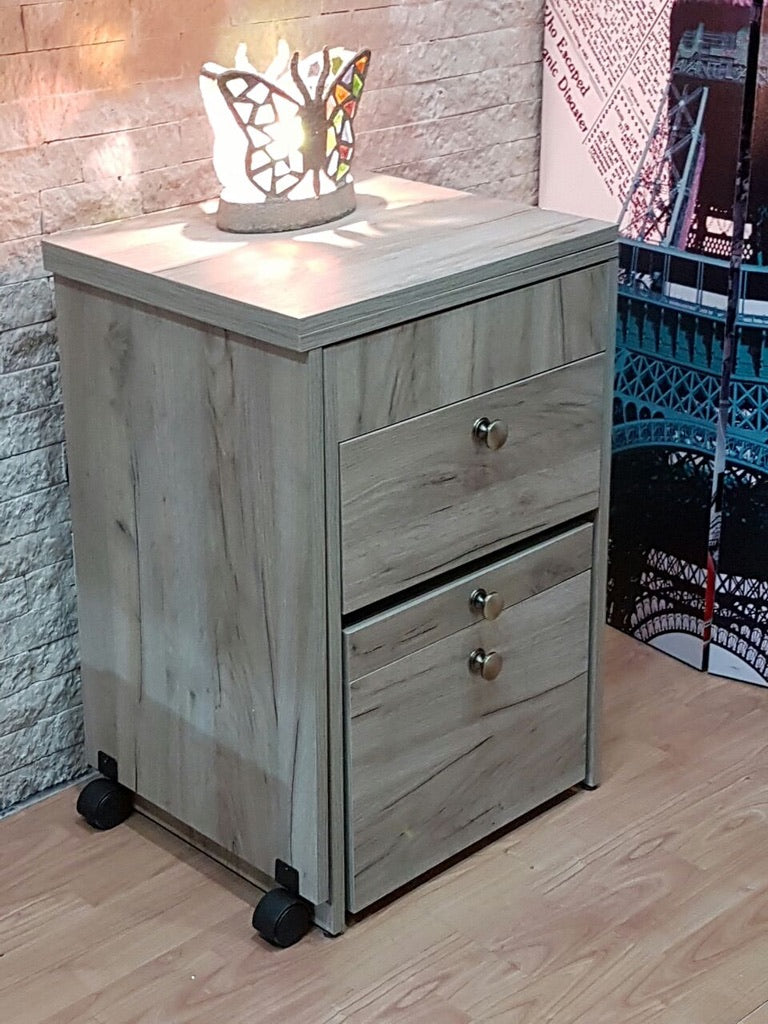 Compact 3-in-1 Dresser, Desk & Vanity Seat – Mirror with Storage, Pull-Out Desk & Drawers | Lebanon