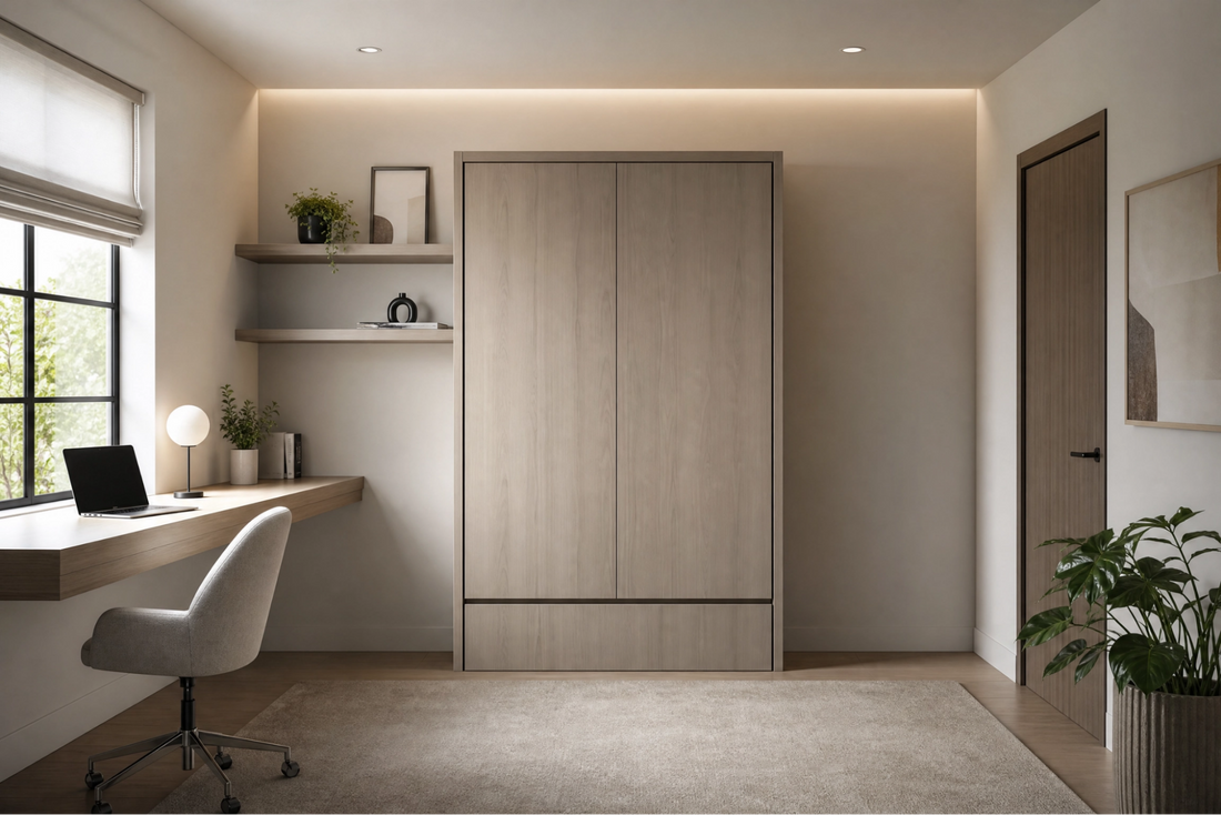 SmartSleeper Murphy Bed – Wall Bed with Bookshelf & Storage | Single Murphy Bed Lebanon