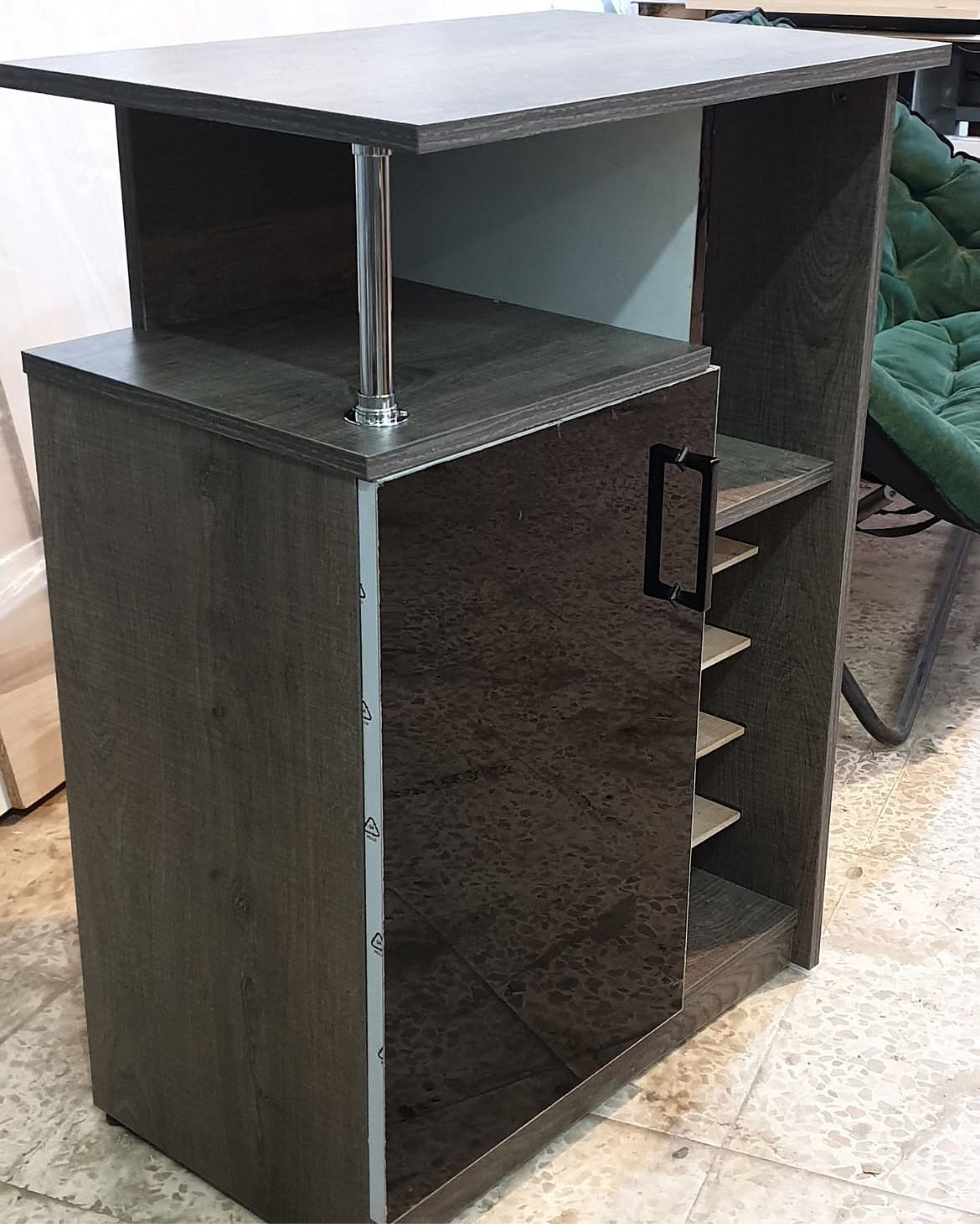 VertBar Mini Bar Unit – Compact Standing Bar with Wine Rack & Storage | Lebanon
