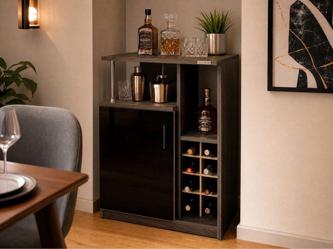 VertBar Mini Bar Unit – Compact Standing Bar with Wine Rack & Storage | Lebanon