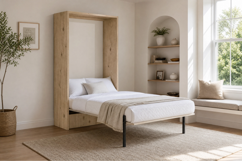 SmartSleeper Murphy Bed – Wall Bed with Bookshelf & Storage | Single Murphy Bed Lebanon