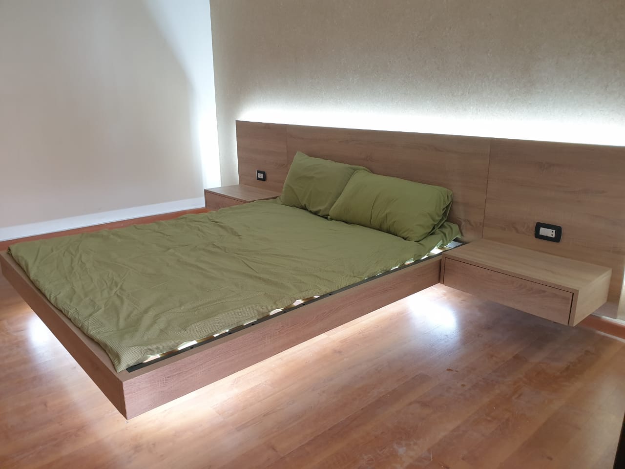 GravityBed LED – Floating Levitating Bed Frame with LED Lights | Modern Bedroom Lebanon