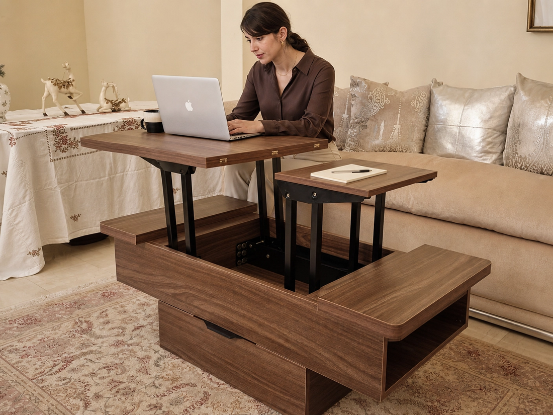 Pop-up to Dining Coffee Table