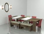 Console-to-Dining Table (90cm)