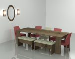 Console-to-Dining Table (100cm)
